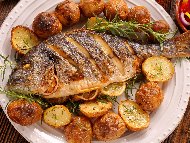 Рецепта Лесна пържена бяла риба ципура на тиган с масло